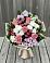 Букет цветов из: Альстромерии, Гвоздики, Розы и Хризантемы в Уютном