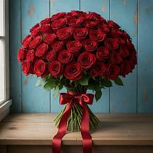 Букет Красные розы Блэк Меджик в Уютном