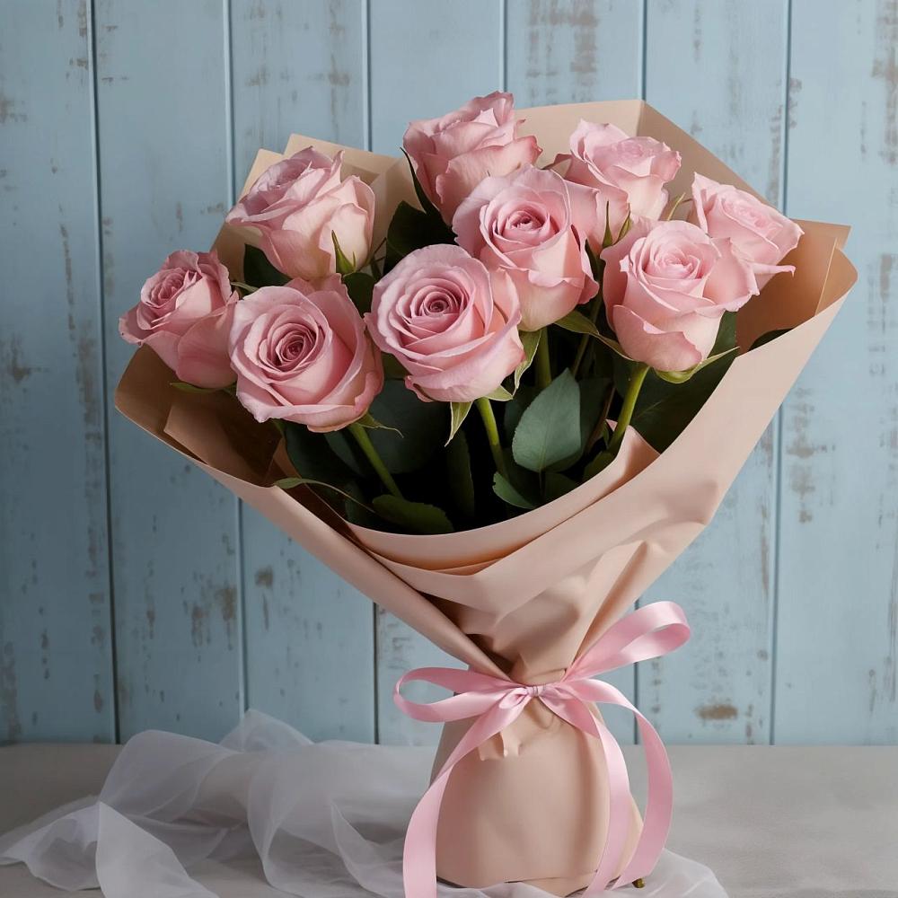 Букет цветов из: Розы в Уютном