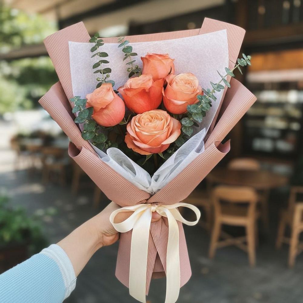 Букет цветов из: Розы в Уютном