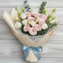 Букет цветов из:  Лизиантусы #REPLACE_PRED# Уютном