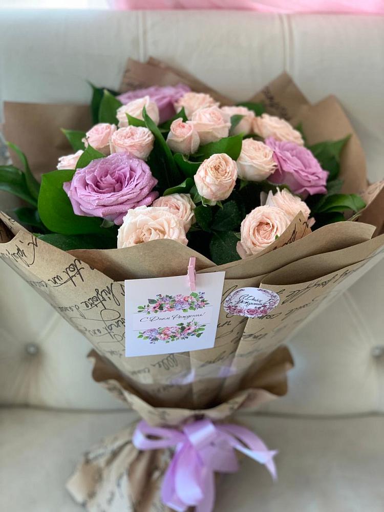 Букет цветов из: Розы в Уютном