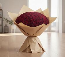 Букет 101 Красная роза в Уютном