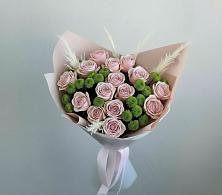 Букет цветов из:  Розы и Хризантемы #REPLACE_PRED# Уютном