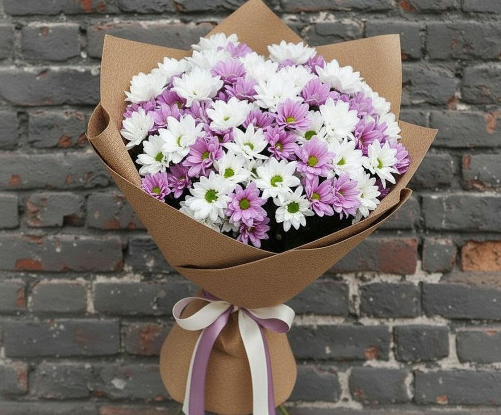 Букет цветов из: Хризантемы в Уютном