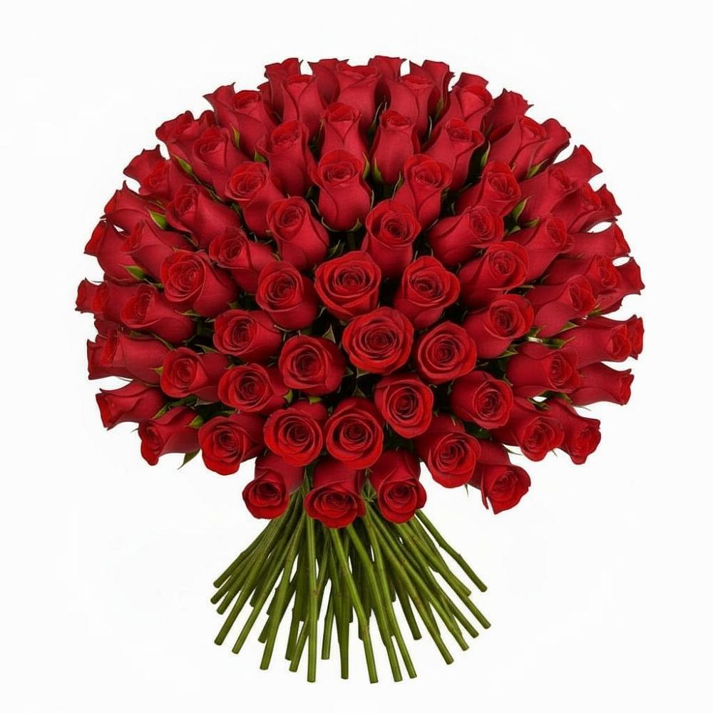 Букет Красные розы Чери Лав в Уютном