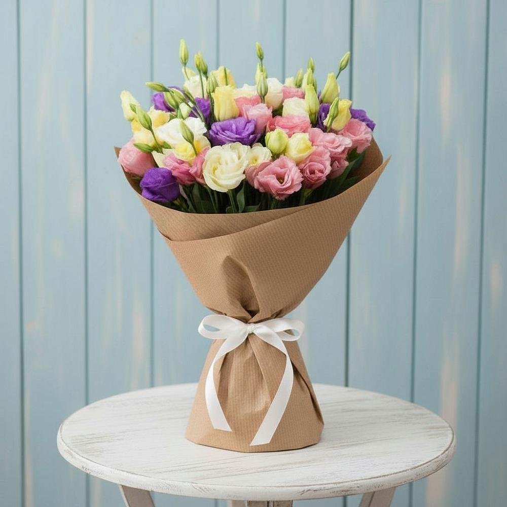 Букет цветов из: Лизиантусы в Уютном