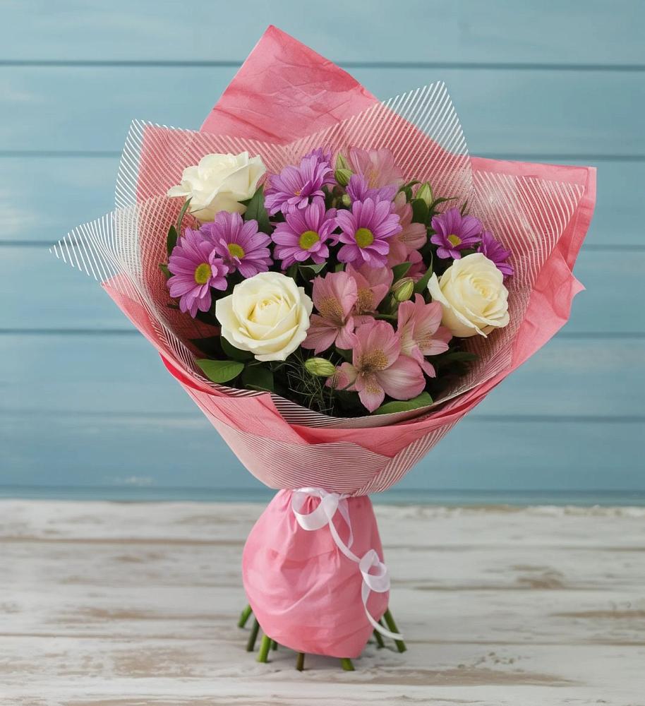 Букет цветов из: Герберы в Уютном