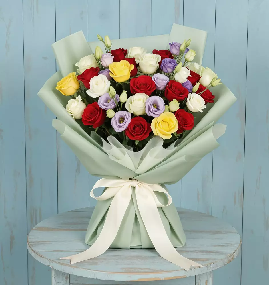 Букет цветов из: Розы в Уютном