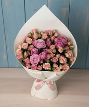 Букет цветов из:  Розы #REPLACE_PRED# Уютном